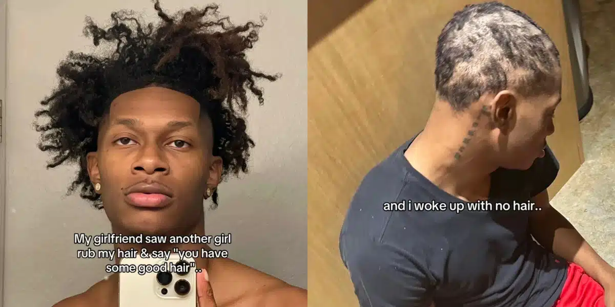 Man Shares Hilarious Tale of Girlfriend Cutting His Hair While He Slept Due to Another Woman’s Compliment