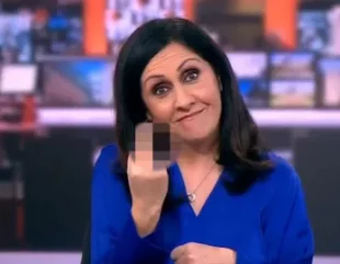 BBC Presenter Flips the Script with a Middle Finger Gesture Caught on Camera (Video)