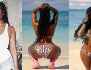 Tiwa Savage Sets Heads Rolling with Stunning Bikini Photos