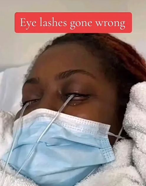 Lady Nearly Goes Blind After Fixing Lashes (Video)