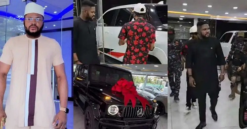 Sabinus Manager Mike Premium Buys N190M worth New G-wagon And Hilux Truck As Birthday Gift (Video)