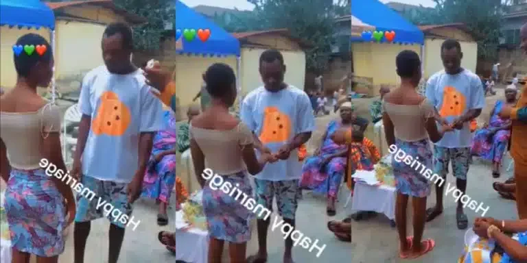 “Rich Man Pikin Go Think Say Na Drama Rehearsals” – Check Out Ghanaian Wedding That Set The Internet On Fire