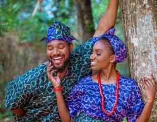 Lovely Pre-Wedding Photos of Actor Kunle Remi and His Wife, Tiwi