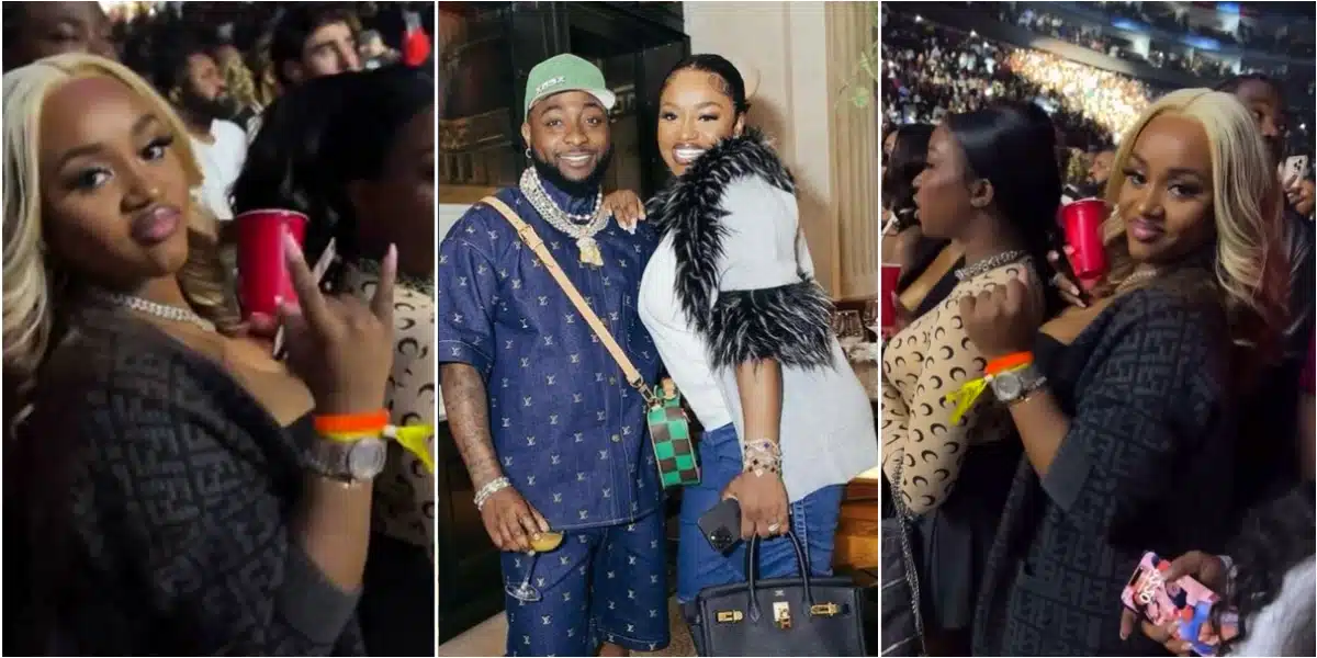 Nigerians drag Chioma after being spotted at Davido’s concert without her twins few months after delivery