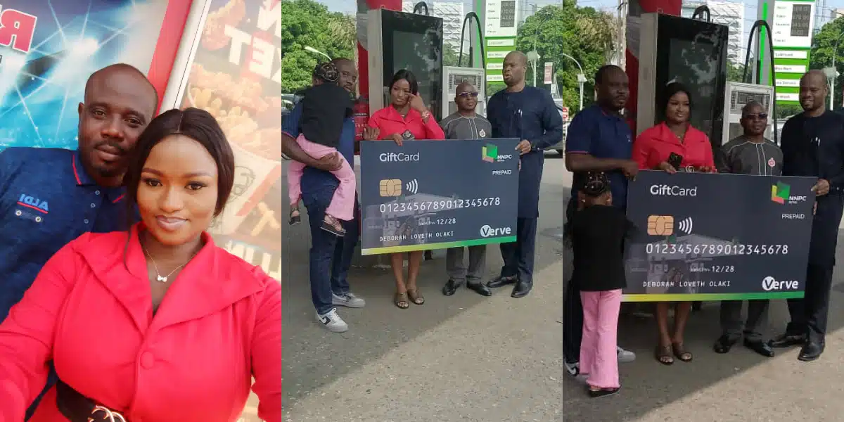 Mummy Zee and Husband Make a Visit to NNPC to Collect N200K Fuel Voucher