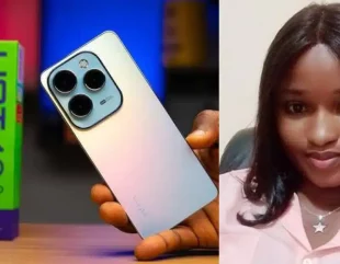 Infinix Nigeria Presents Latest Phone ‘Hot 40’ to Nigerian Woman Who Wakes Up at 4:50 am to Cook for Husband