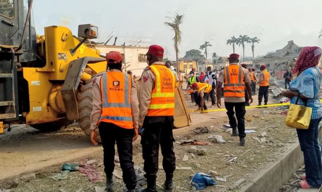 Ibadan Explosion Rescue Operations: Security Agencies and Others Begin Efforts to Save Lives