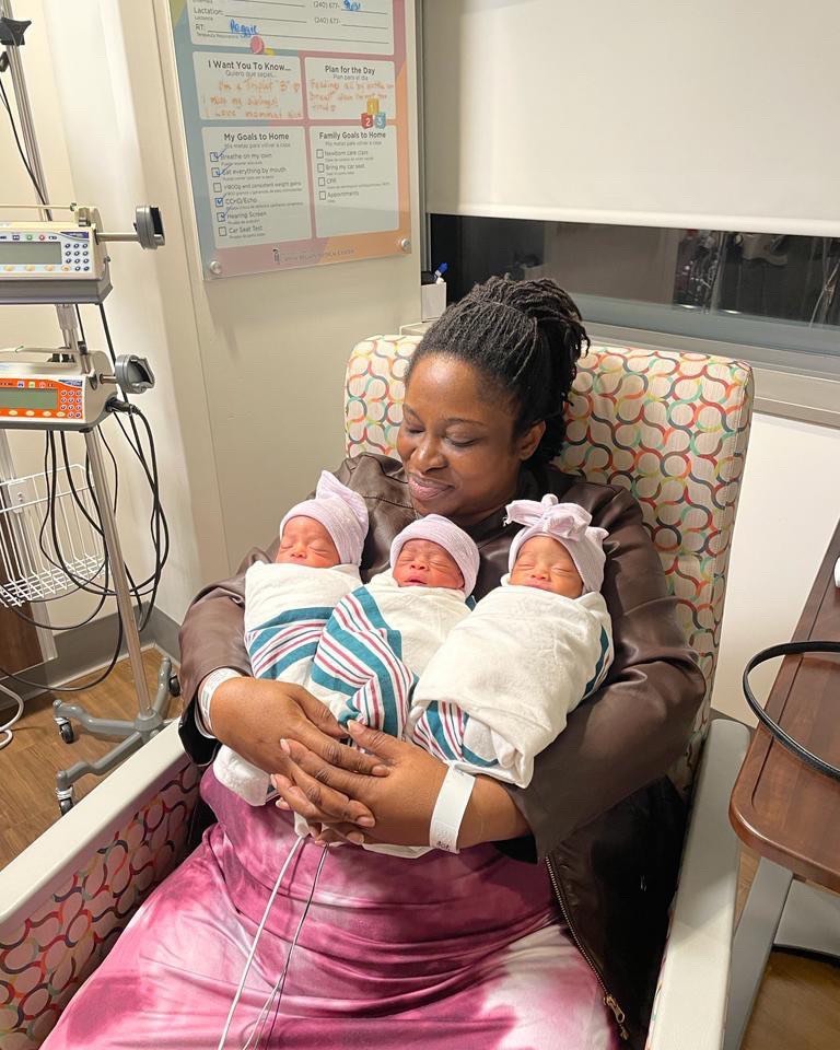 Nigerian Couple Welcomes Triplets After 6 Years of Marriage