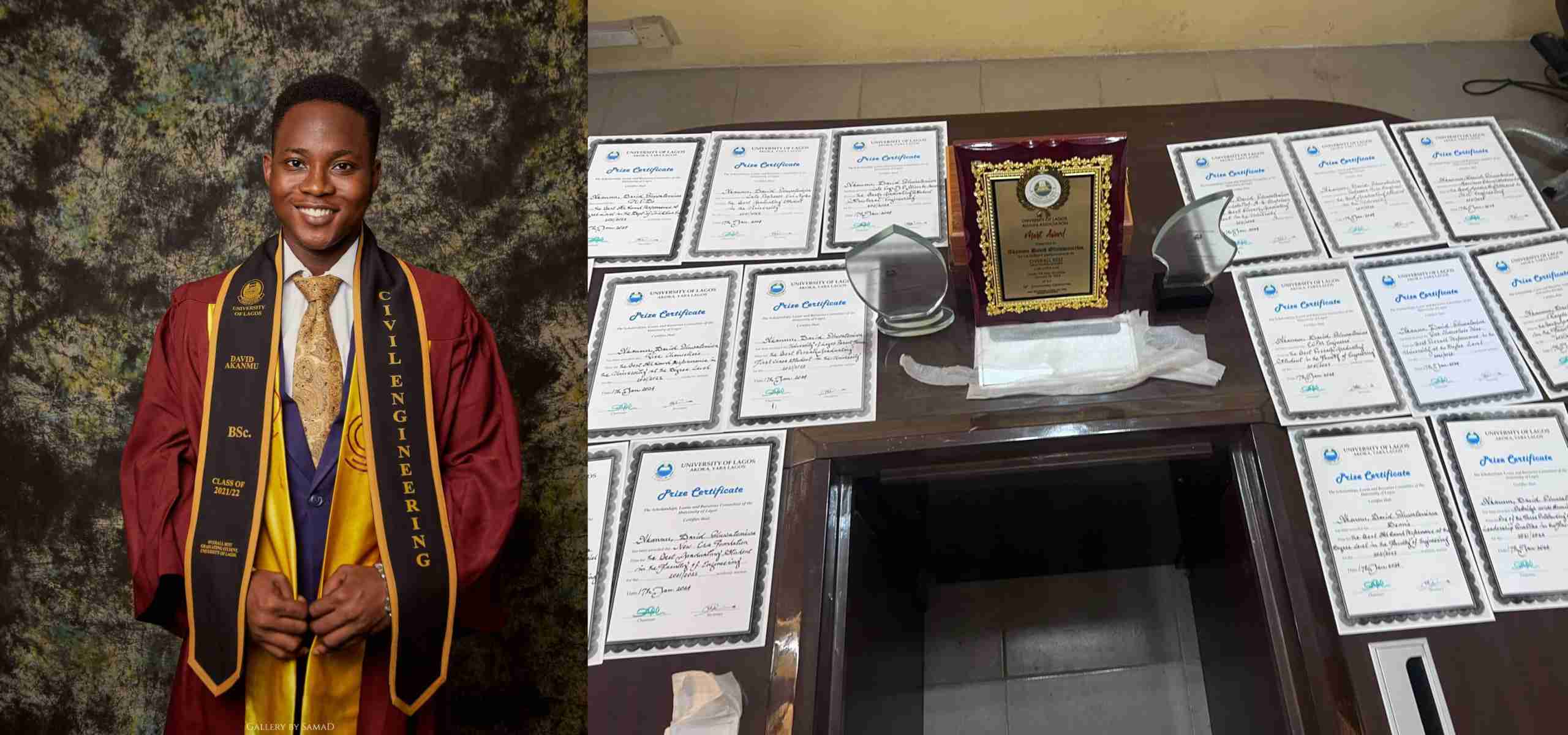A Gentleman Emerges UNILAG’s Best Graduating Student with a CGPA of 5.0