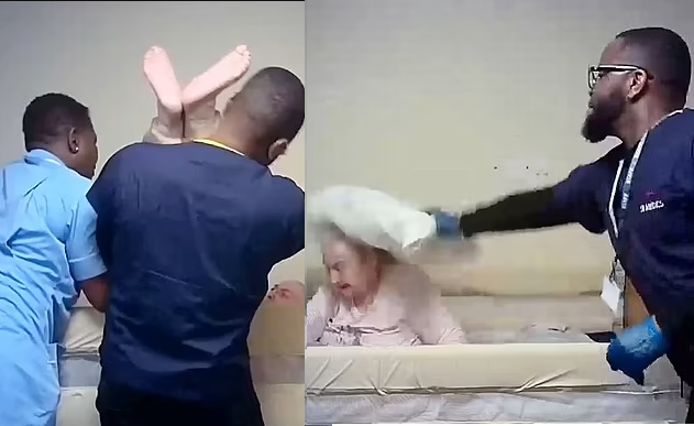 Disturbing Footage: Video Shows 89-Year-Old Grandmother Suffering from Dementia Allegedly ‘Maltreated and Abused’ by Four Nigerian Carers in the UK