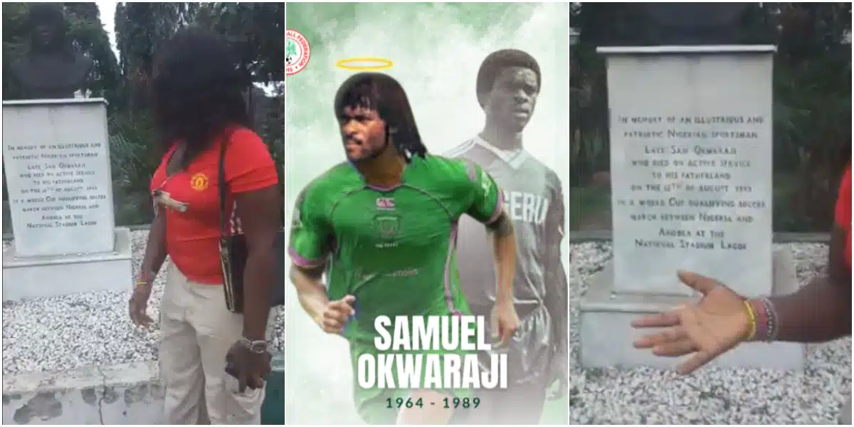 Video of the grave of Samuel Okwaraji, who died while playing for Nigeria against Angola in 1989, surfaces online