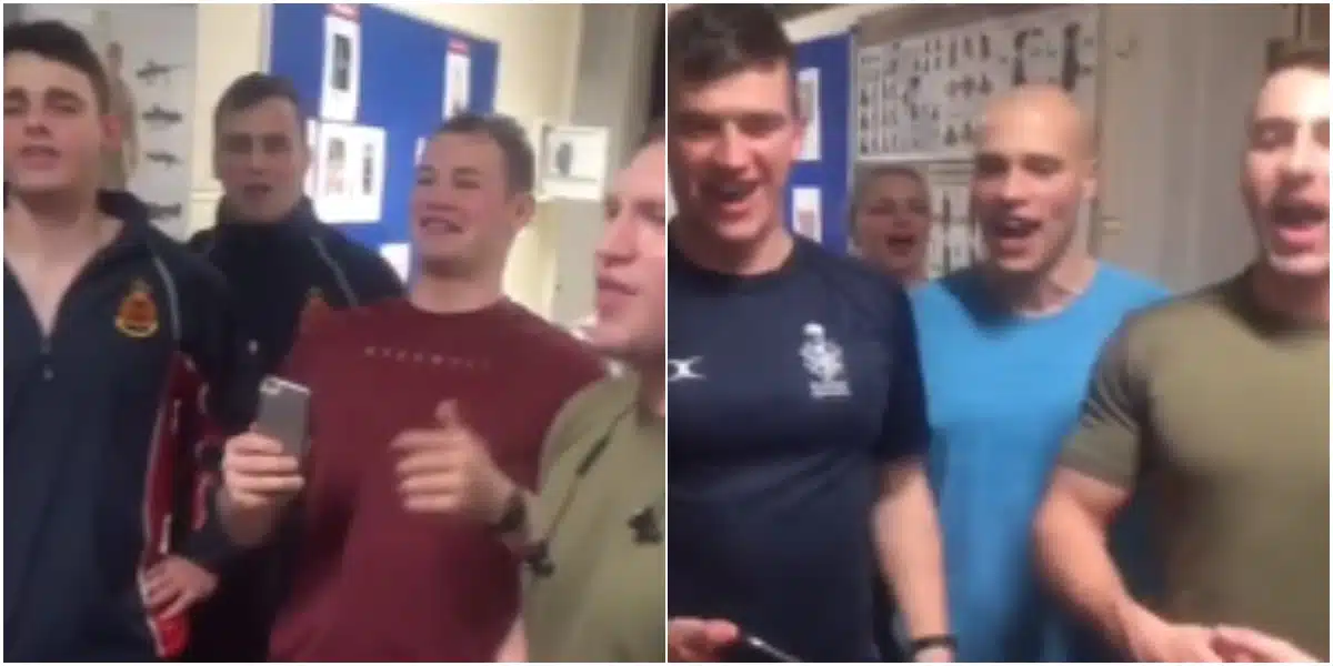 Video of White men singing Nigerian National Anthem passionately goes viral