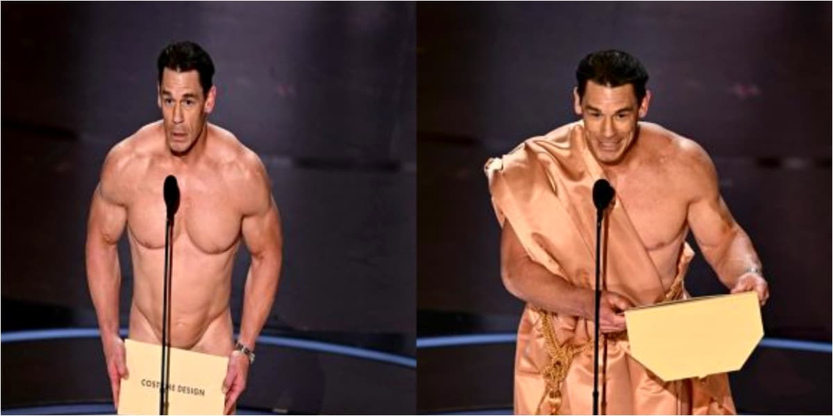 John Cena Strips Naked on Stage to Present ‘Best Costume Award’ at 2024 Oscars