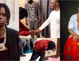 Netizens Praise Rema for Continuously Bowing to Greet Benin Crown Prince