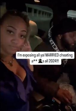 Drama Unfolds as Side Chick Exposes Married Man for Cheating on His Wife (Video)