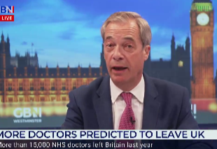 British TV Host, Nigel Farage, Expresses Frustration Over UK’s Loss of Trained Doctors to Other Countries While Importing from Poor African Nations