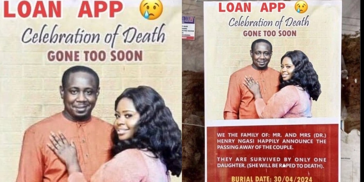 Couple Falsely Reported Dead by Loan App Due to Loan Default