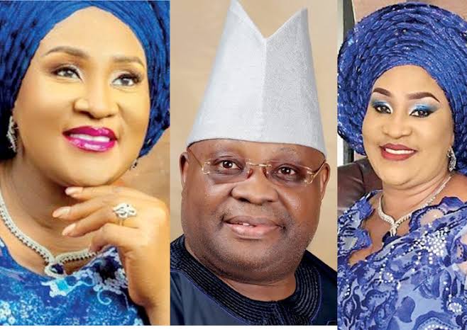 Governor Adeleke ends the controversy, names one of his wives as official first lady.