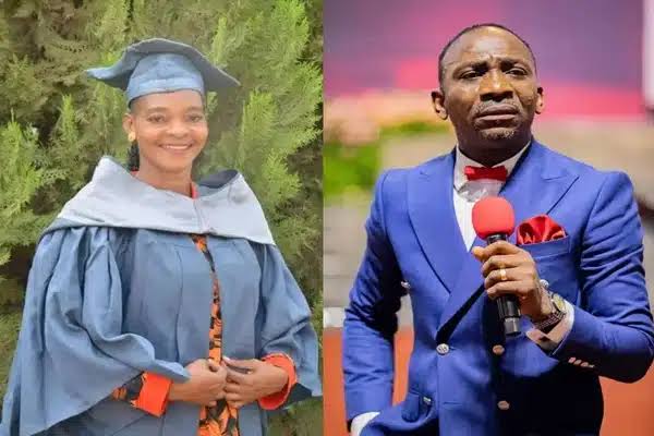 “I actually graduated with a Third Class from NOUN” – Lady responds to Pastor Enenche’s accusation of false testimony.