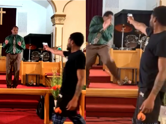 Man Attempts to Shoot Pastor During Church Service (Video)