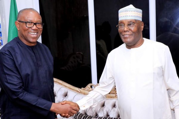 Peter Obi Pays Visit to Atiku Abubakar (Photos)