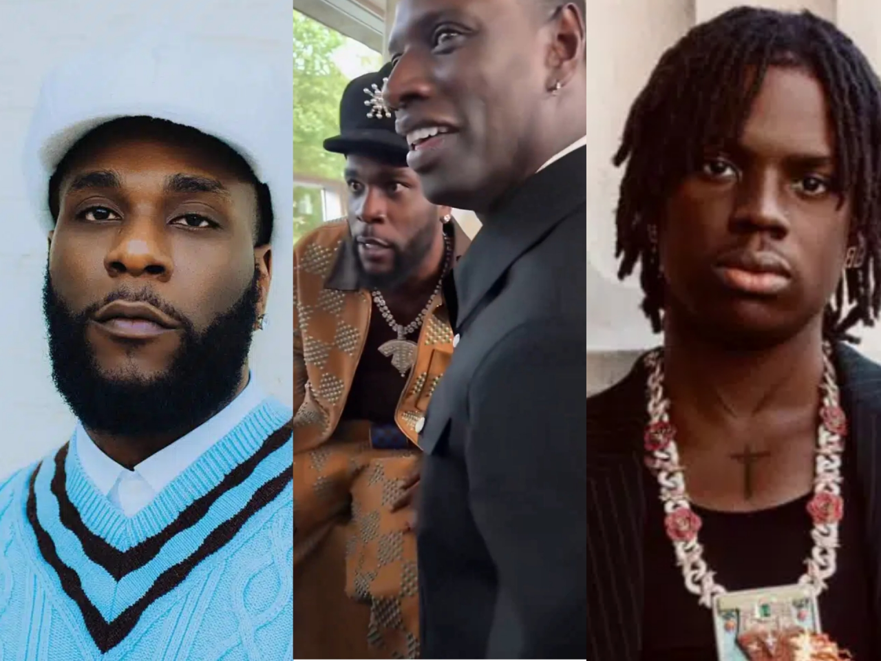 Video: Watch Burna Boy’s Priceless Reaction to Meeting Rema in Paris