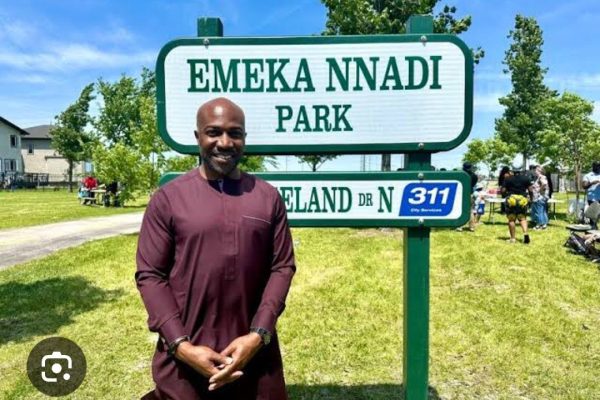 Nigerian architect gets park named after him in Canada