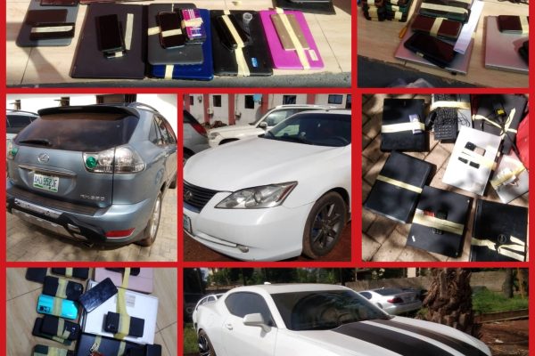 EFCC apprehends 100 ‘Yahoo Boys’ in Enugu, seizes luxury vehicles
