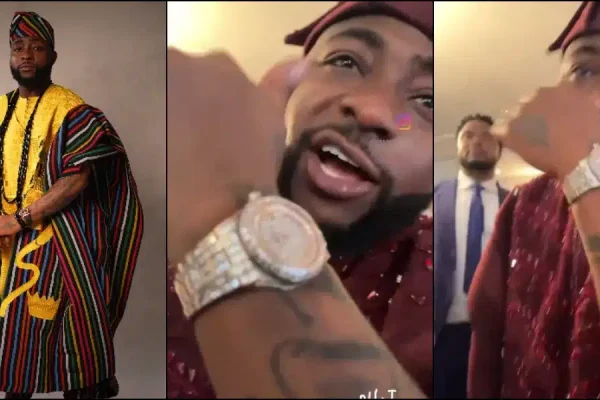 Davido’s 0K Wedding Watch Steals the Spotlight