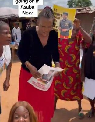 Married Women Hold Protest Against Husband Snatching in Asaba (Video)