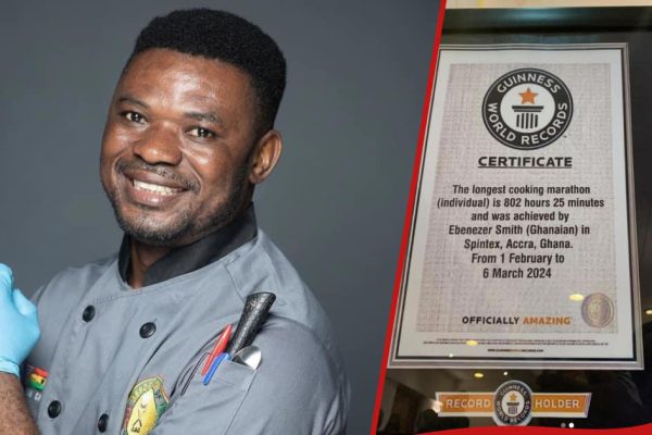 Ghanaian Chef Tearfully Apologizes After Being Caught Forging Guinness World Record in Cooking Marathon (Video)