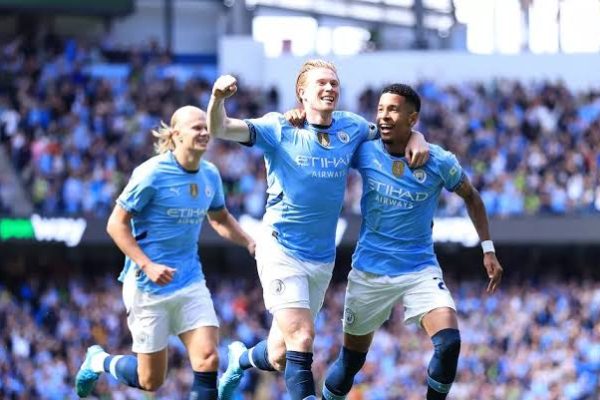 EPL: Man City run riot as Haaland scores another hat-trick, United lose again