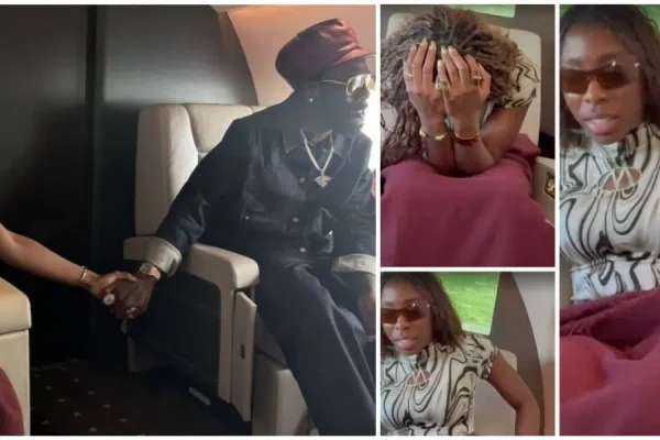 Watch: Turbulence Causes Panic on Burna Boy’s Private Jet Flight with His Sisters