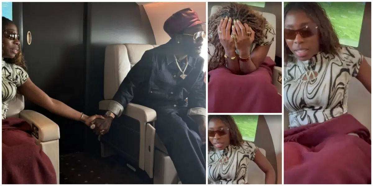 Watch: Turbulence Causes Panic on Burna Boy’s Private Jet Flight with His Sisters