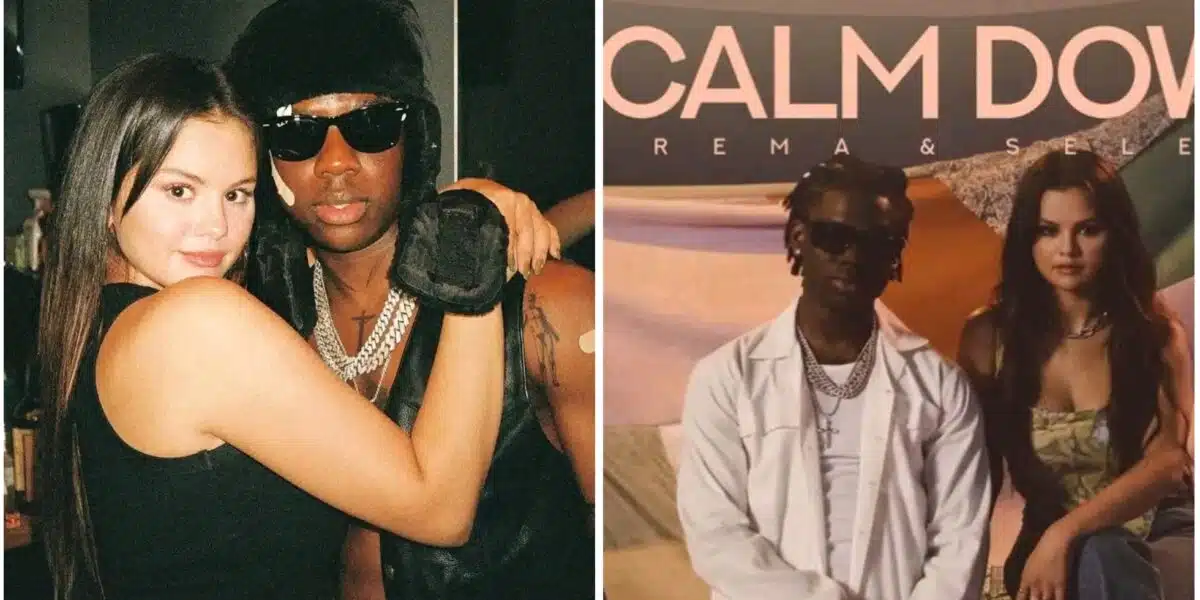 Rema’s ‘Calm Down’ featuring Selena Gomez hits 1 Billion streams on YouTube